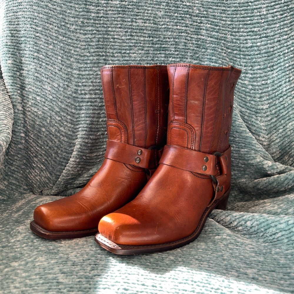 Frye Boots 150th Anniversary Edition leather!! Stars and Stripes FOREVER!!